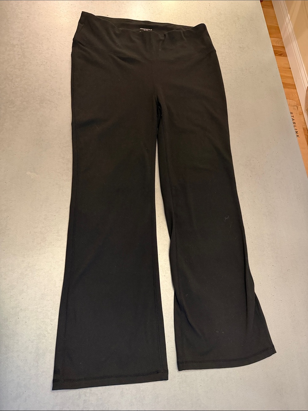 Aeropostale Sport Black Active Bootcut Leggings - 1X